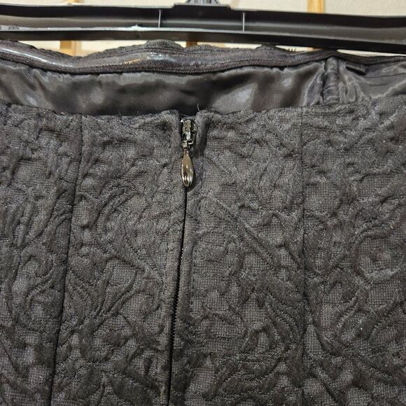 H&M Womens Black Floral Removeable Straps Lined Party Cocktail Dress Sz 12 NWT - Picture 7 of 13